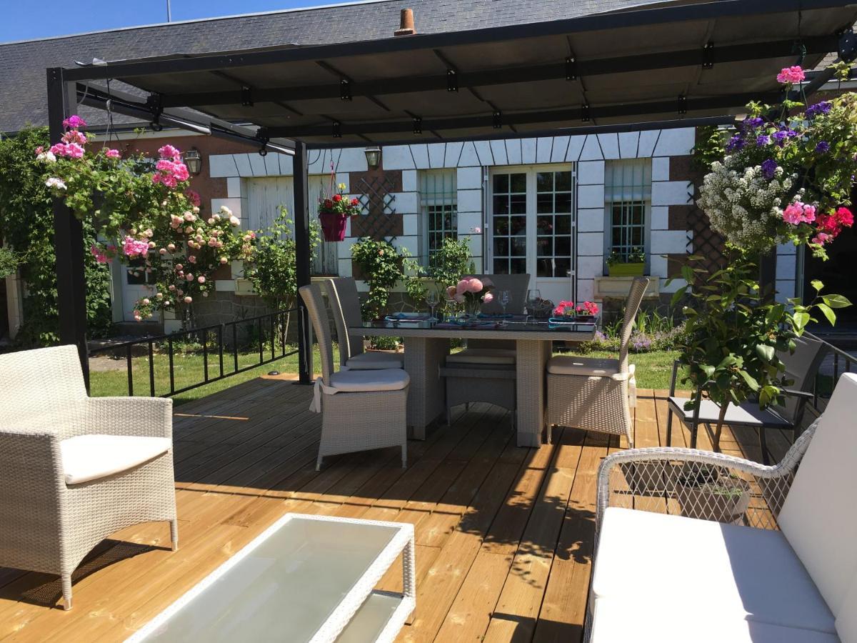 Bed and Breakfast La Bauldiniere Tauxigny Exterior foto